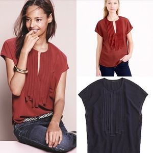 NWT! J.Crew grosgrain ribbon blouse